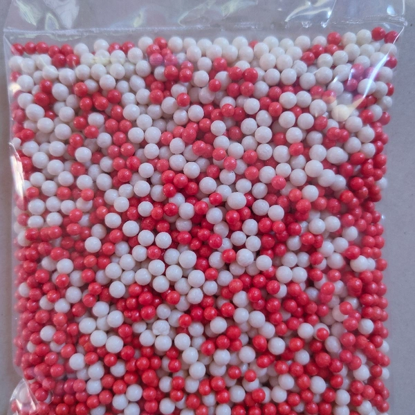 Red And White Pearl - 100gm