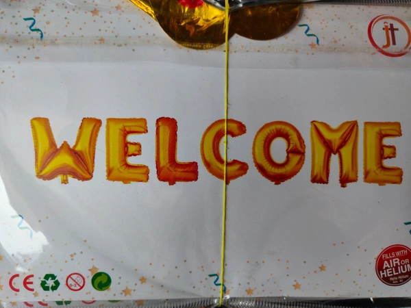 Welcome Foil Balloon 