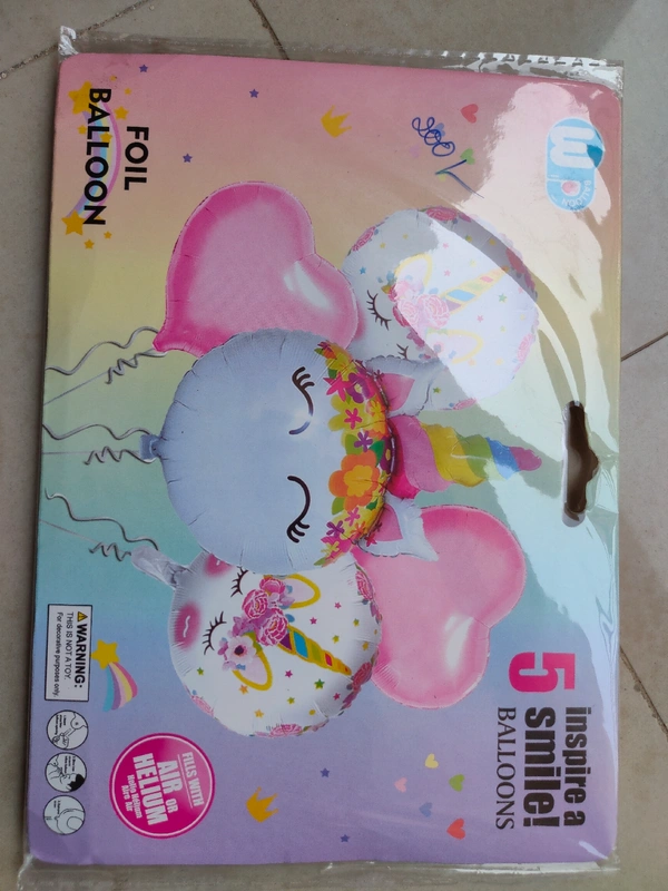 Unicorn 🦄 Theme Foil Balloon 