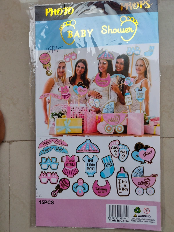 Baby Shower Photo Props 