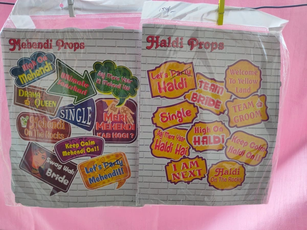Photo Props - Haldi