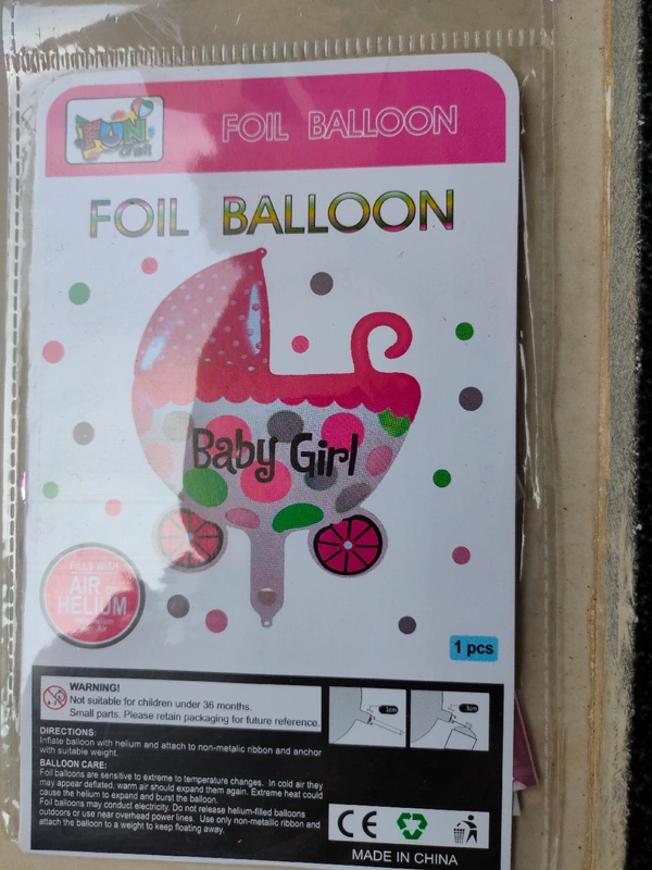 Baby Girl Foil Balloon 