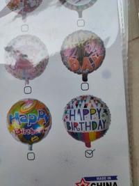 Happy Birthday Single Foil Balloon 
