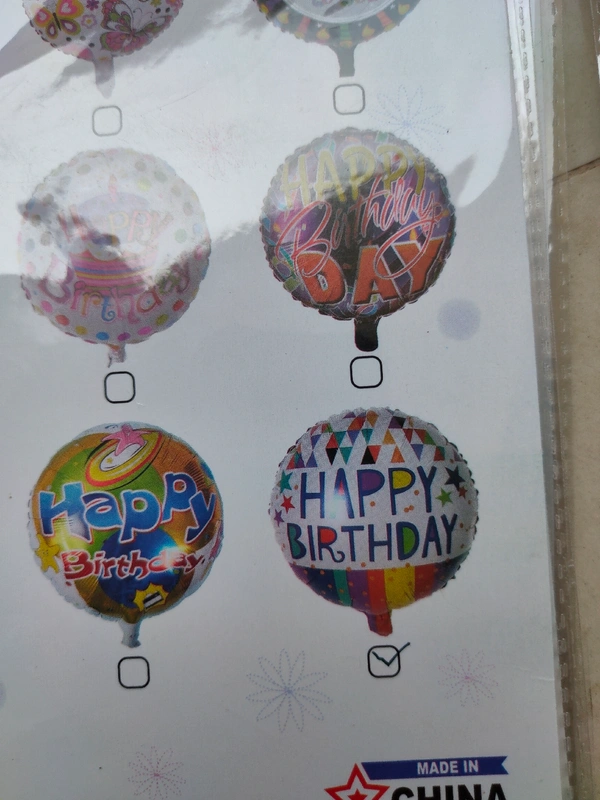 Happy Birthday Single Foil Balloon 