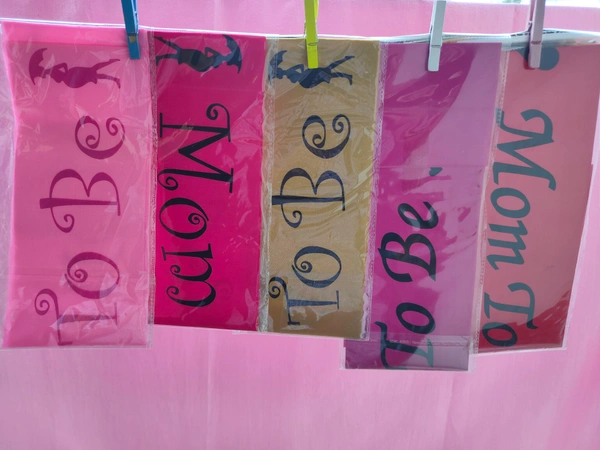 Mom To Be Sash - Pink