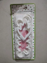 Rose With Leaf Fondant Cutter