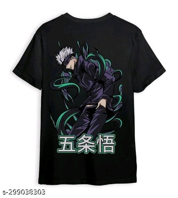 Gojo Satoru Anime Printed T-shirt - XL