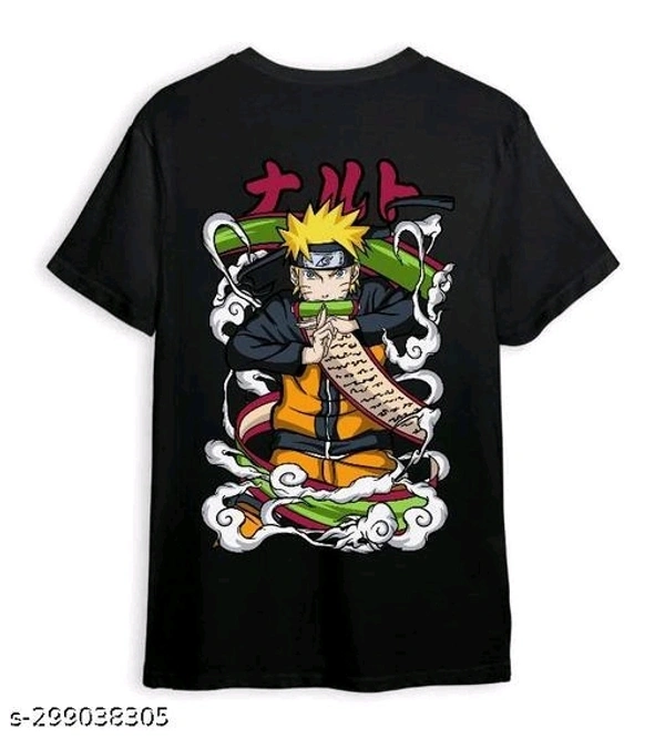 Naruto Anime Printed T-shirt - L