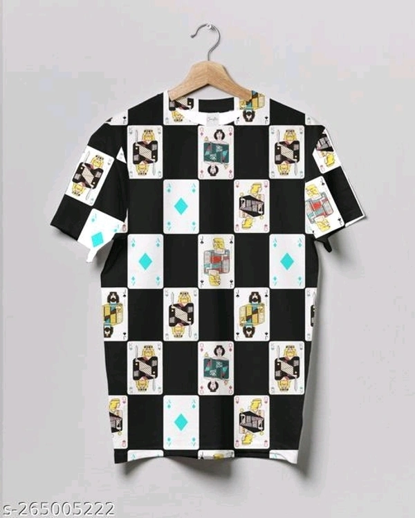 Crastic Men's Printed Round Neck T-shirt - XL