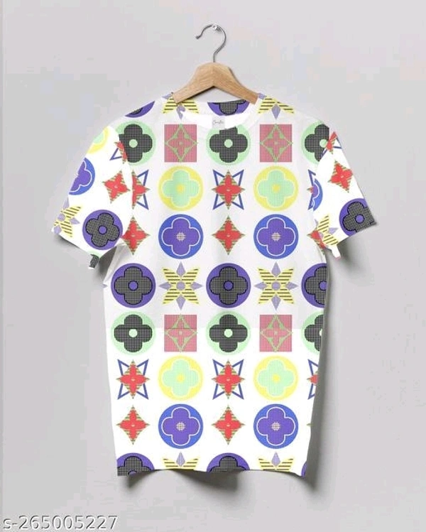 Crastic Men's Printed Round Neck T-shirt - M