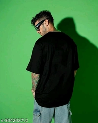 Anime Round Neck T-shirt For Men - L