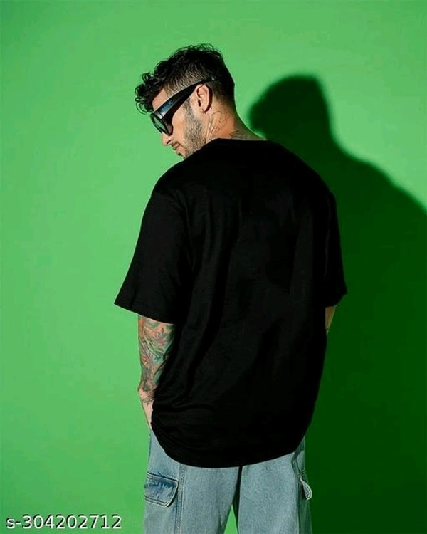 Anime Round Neck T-shirt For Men - L