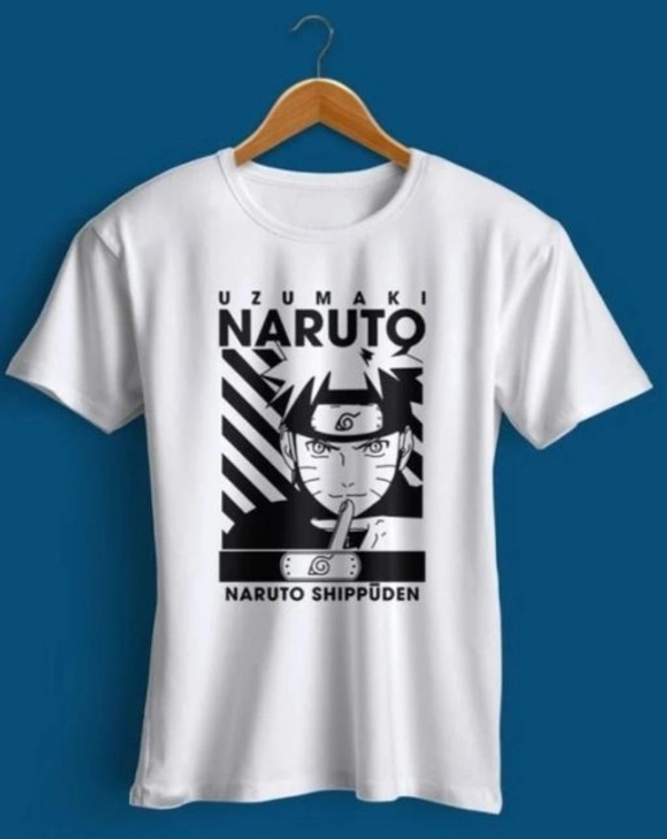 Uzimako Naruto Printed Anime T-shirt - S