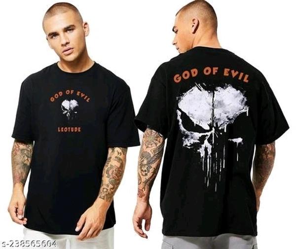 Stylish Oversized Half Sleeve T-shirt - XXL