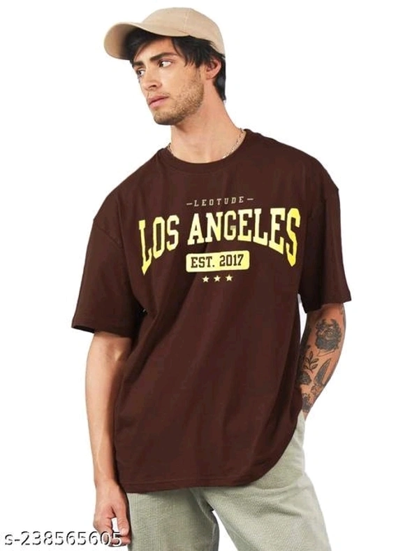 Stylish Oversized Half Sleeve T-shirt - S