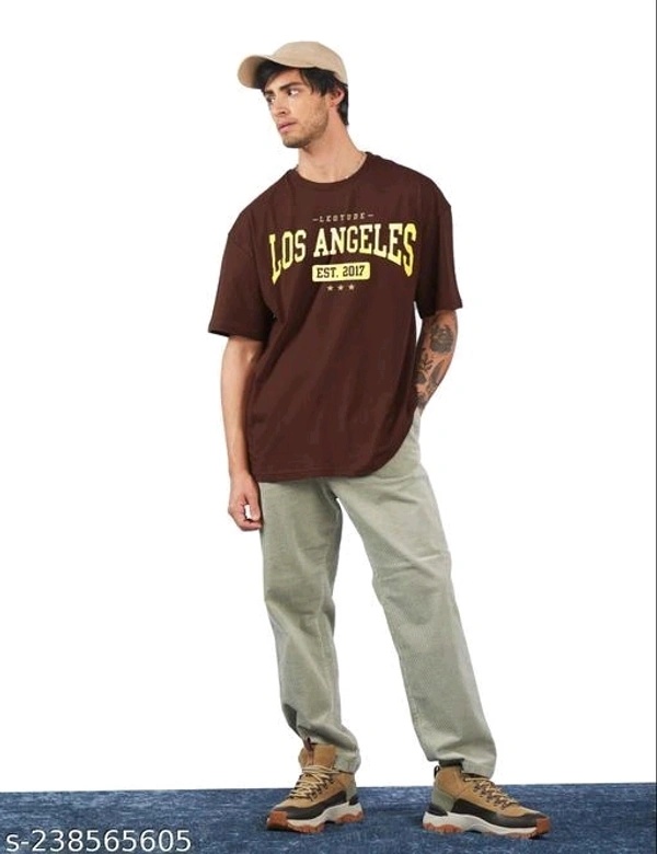 Stylish Oversized Half Sleeve T-shirt - S