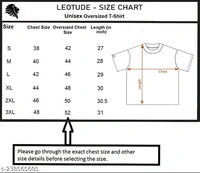 Stylish Oversized Half Sleeve T-shirt - XL