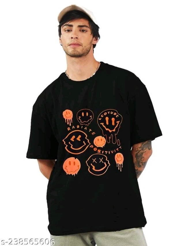Stylish Oversized Half Sleeve T-shirt - XL