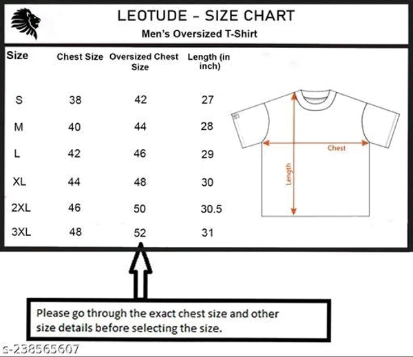 Stylish Oversized Half Sleeve T-shirt - XL