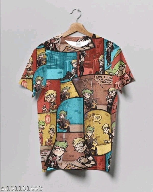 Crastic Men's Printed Round Neck T-shirt - XL