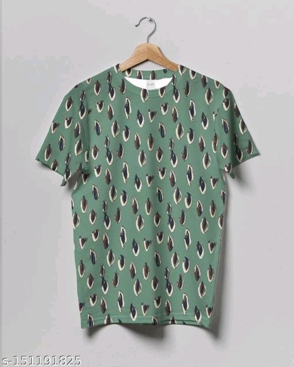 Crastic Men's Printed Round Neck T-shirt - M