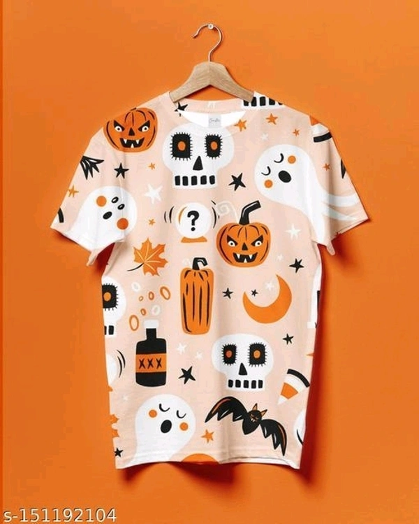 Crastic Men's Printed Round Neck T-shirt - M