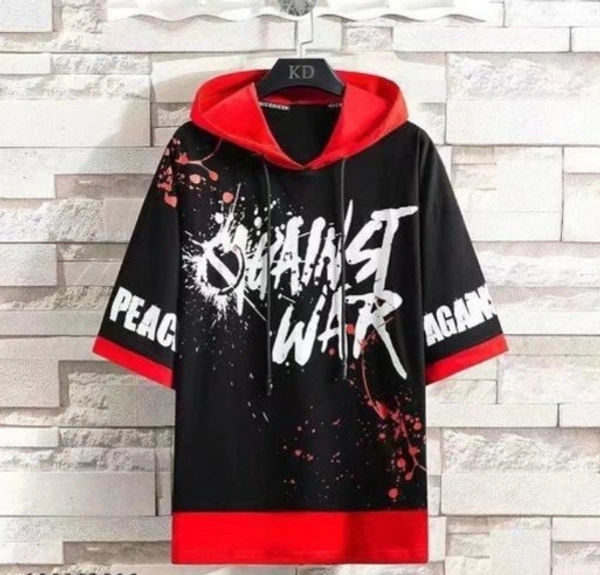 Trendy Elegant Men's T-shirt  - S, Red
