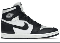 Air Jordan 1 Black and White  - Black, 6