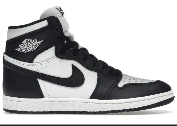 Air Jordan 1 Black and White  - Black, 6