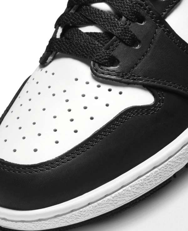 Air Jordan 1 Black and White  - Black, 6