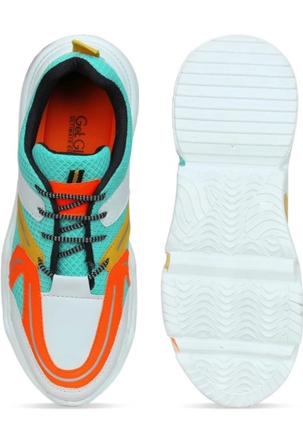 Colourful Stylish Sneakers For Men  - 9