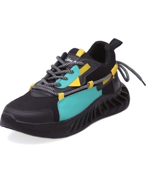 Buy ANWS PLUS Casual Shoes For Men's Synthetic Stylish & Modern Lace-Ups Sneakers  Shoe (Black) (UK 7) Online at Best Prices in India - JioMart.