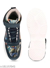 Casual Synthetic Leather Sneakers For Men - 6