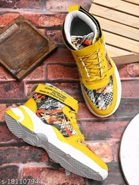 Casual Synthetic Leather Sneakers For Men - 8