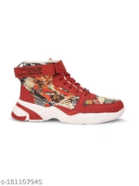 Casual Synthetic Leather Sneakers For Men - 8