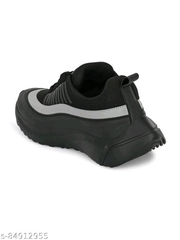 Stylish Synthetic Leather Sneakers For Men  - 6