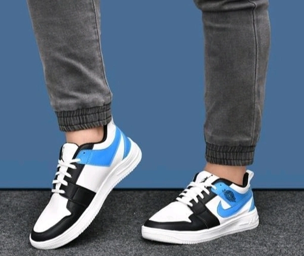 Low Top Casual Sneakers For Men  - 9, Picton Blue