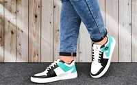 Low Top Casual Sneakers For Men  - 9, Spring Green