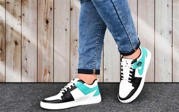 Low Top Casual Sneakers For Men  - 9, Spring Green