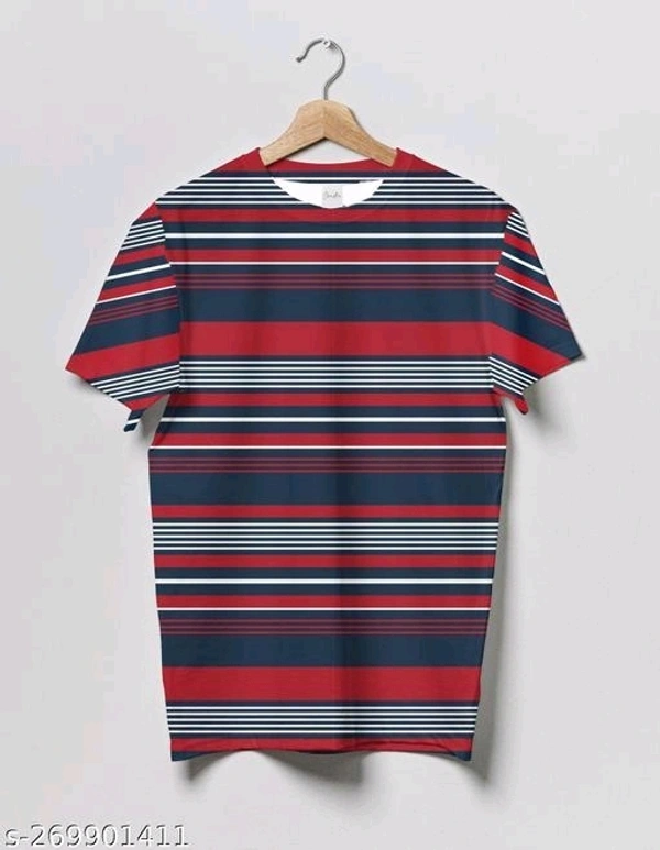 Crastic Men's Printed Round Neck T-shirt - M