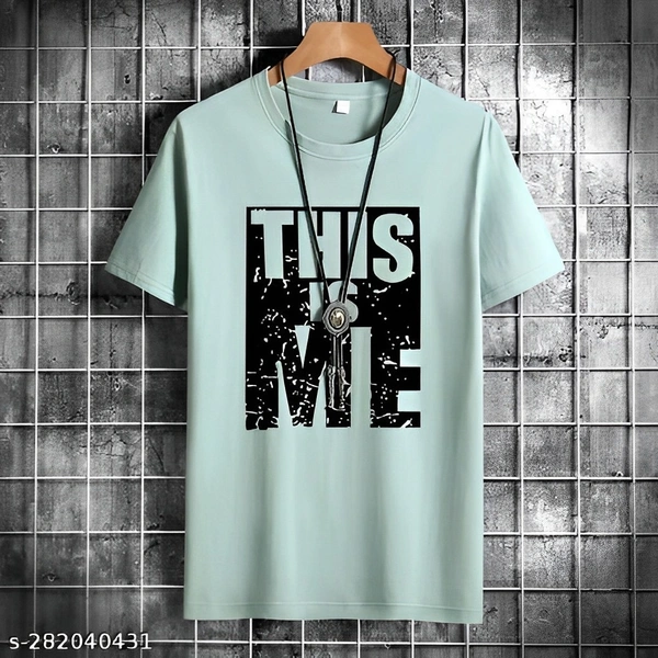 Stylish T-shirt For Men  - XL, Green