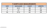 Stylish T-shirt For Men  - L, White