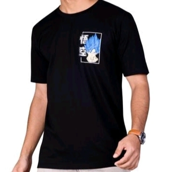Anime Round Neck T-shirt For Men - M
