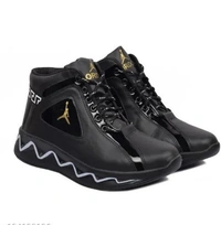 Sneakers For Men  - Black, 6