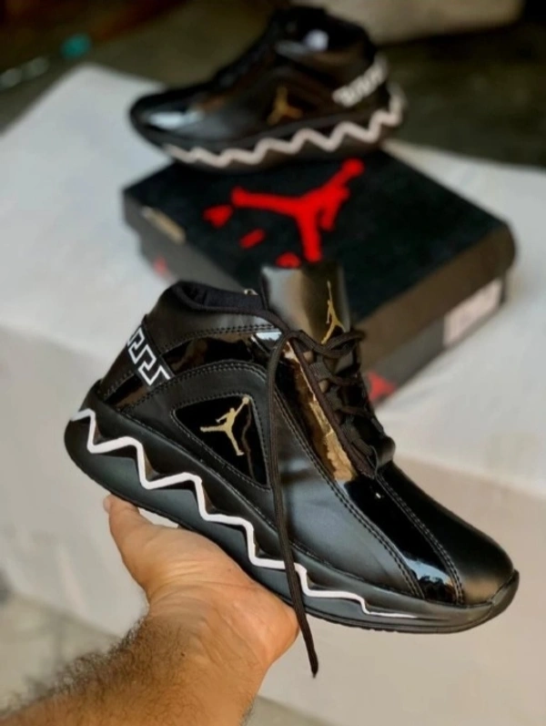 Sneakers For Men  - Black, 8