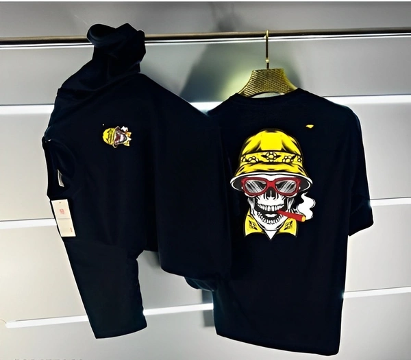 Oversized Printed T-shirt For Men  - S