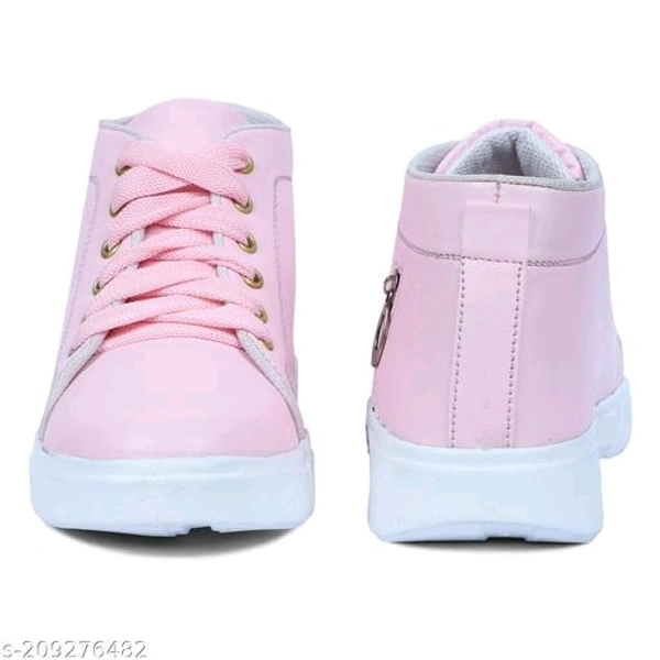 Trendy Sneakers For Girls/Women - Pink, 3