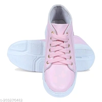 Trendy Sneakers For Girls/Women - Pink, 5