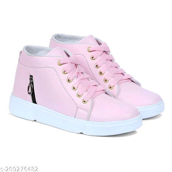Trendy Sneakers For Girls/Women - Pink, 6
