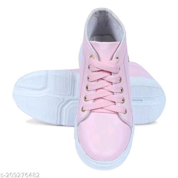 Trendy Sneakers For Girls/Women - Pink, 8